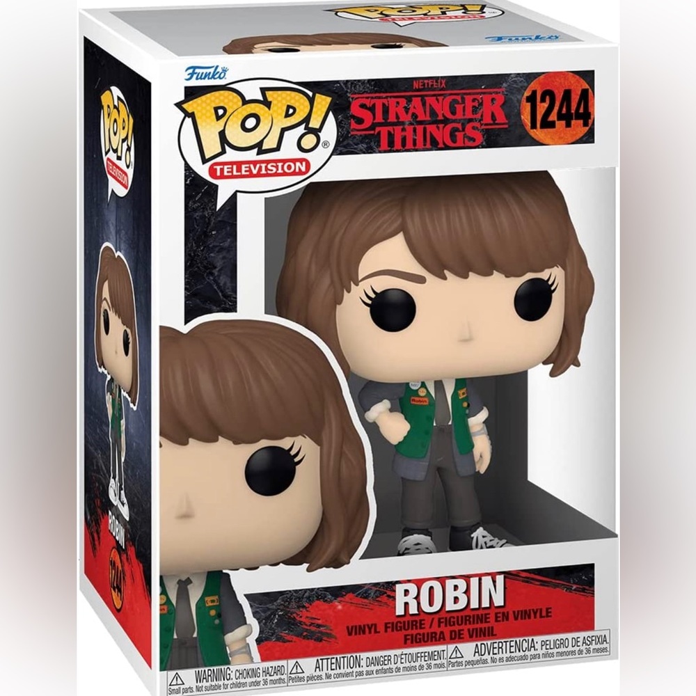 STRANGER THINGS Robin Buckley [Season 4] Video Store Outfit Funko Pop! Vinyl Fig